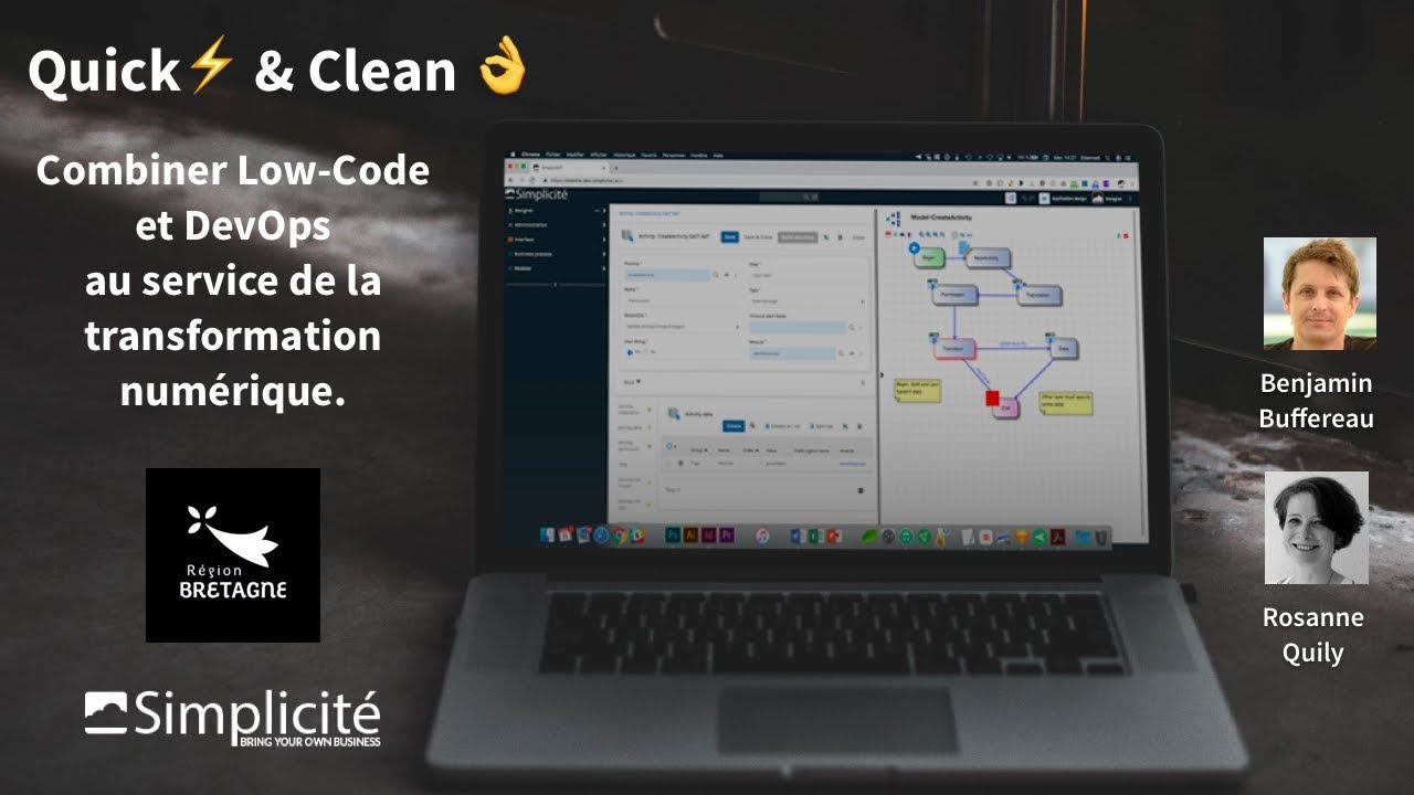 [REX] Low Code et DevOps pour la transformation numérique de la Région Bretagne avec Simplicité