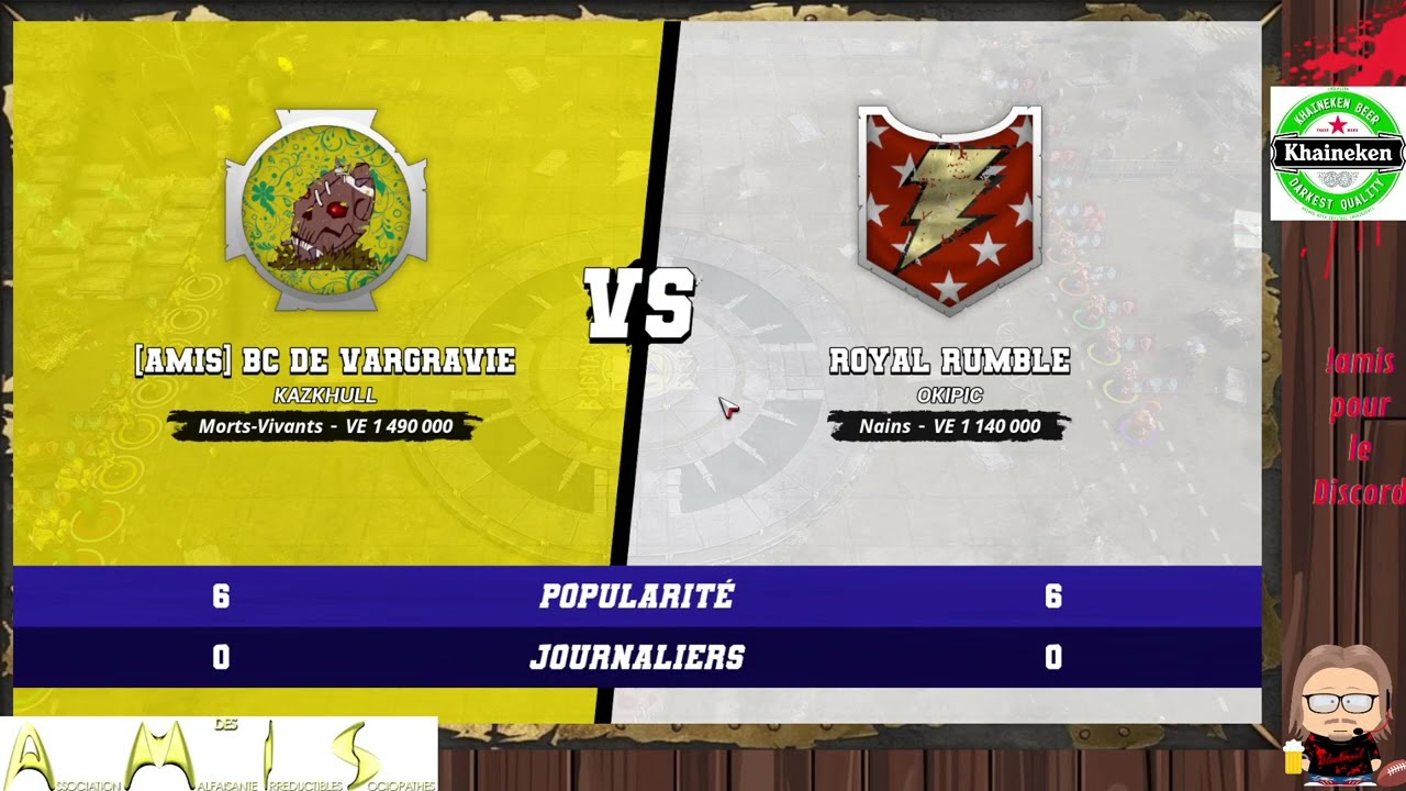 [AMIS] S4 D1 J5 Okipic (Nain) vs mes Mv