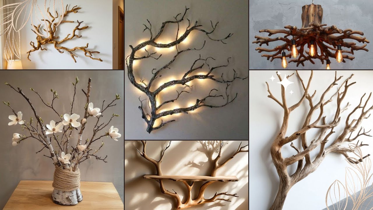 Creative Tree Branch D&eacute;cor Ideas  Rustic, Modern & Eco Friendly Designs