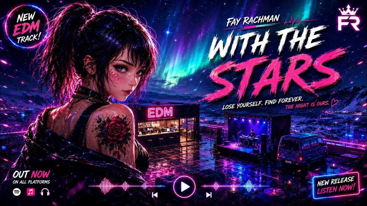 Alan Walker, Fay Rachman Style - With The Stars (Official Lyrics Video)