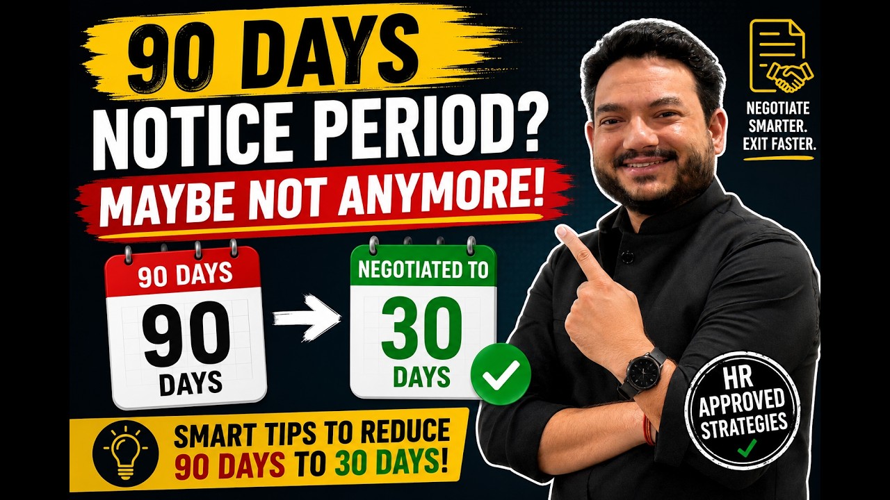How to negotiate your notice| best hacks | HR Tips to Negotiate notice period