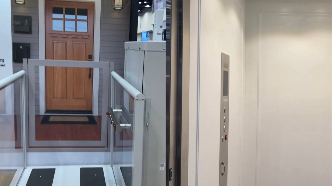 Демонстрационный стенд Atlas Home Elevator и подъемник для инвалидных колясок — NAEC 2025