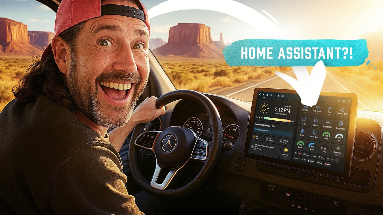 Я собрал в фургоне командный центр Home Assistant, который управляет ВСЕМ!