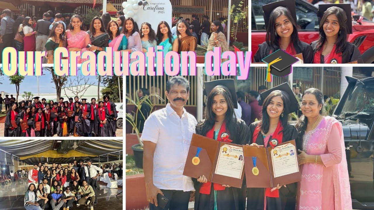 Graduation day 🎓🤗 👩‍🎓#trending #celebration #banglore #enjoy #happy #vlog #nimmuu #memories 