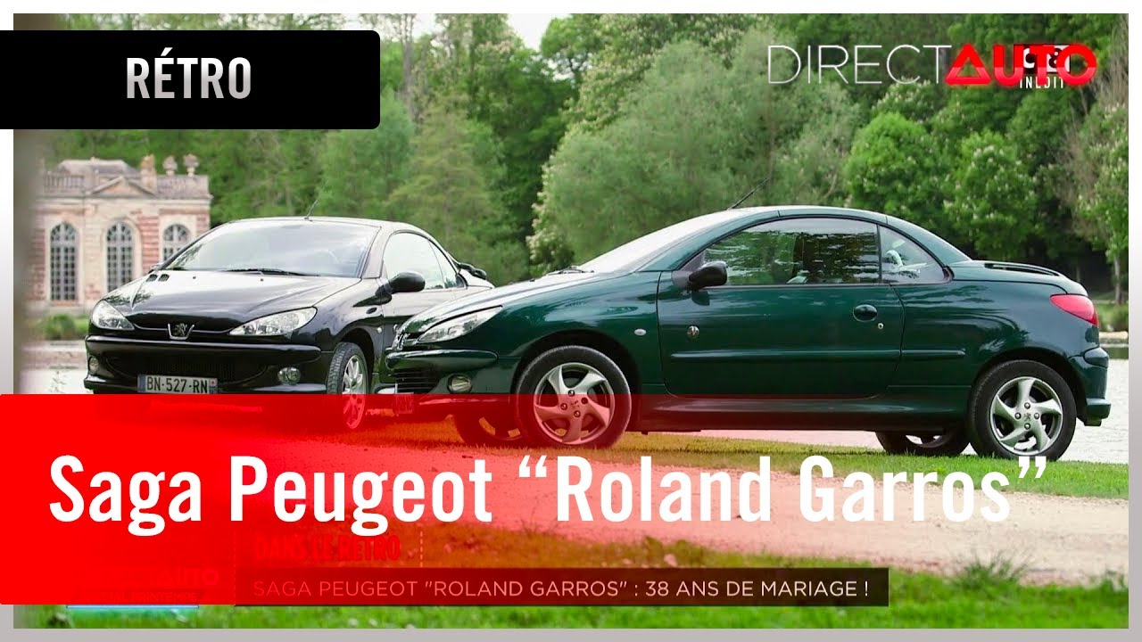 Dans le r&eacute;tro &ndash; Saga Peugeot &laquo; Roland Garros &raquo; : 38 ans de mariage !