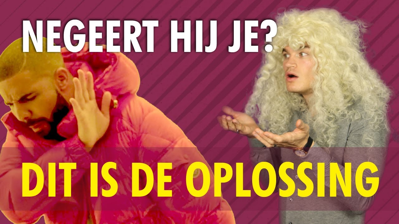 “Hij negeert me” Dit is wat je nú wilt doen
