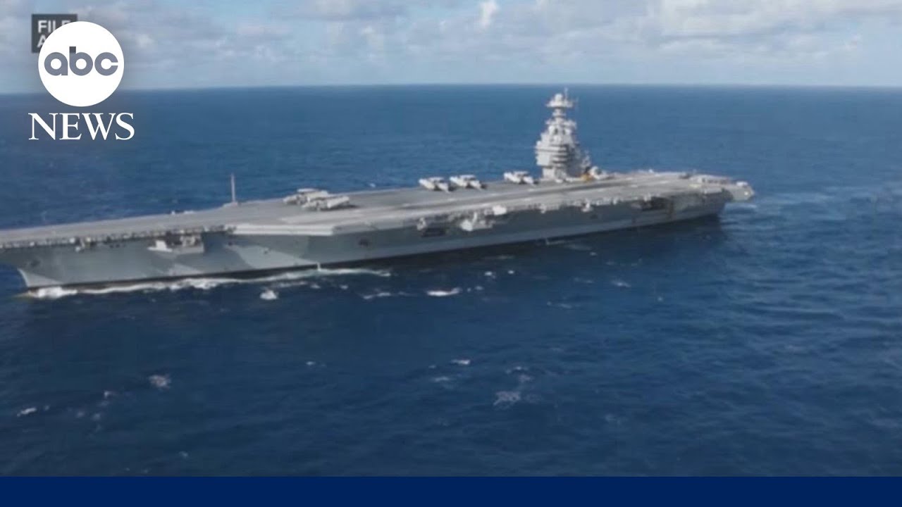 USS Gerald R. Ford aircraft carrier headed from Caribbean to Middle East: Officials