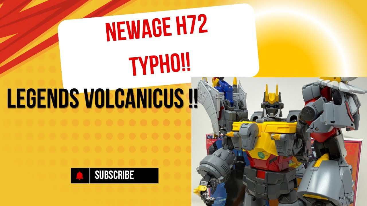 Обзор фигурок Newage H72 Typho Legends Scar & Volcanicus!!!