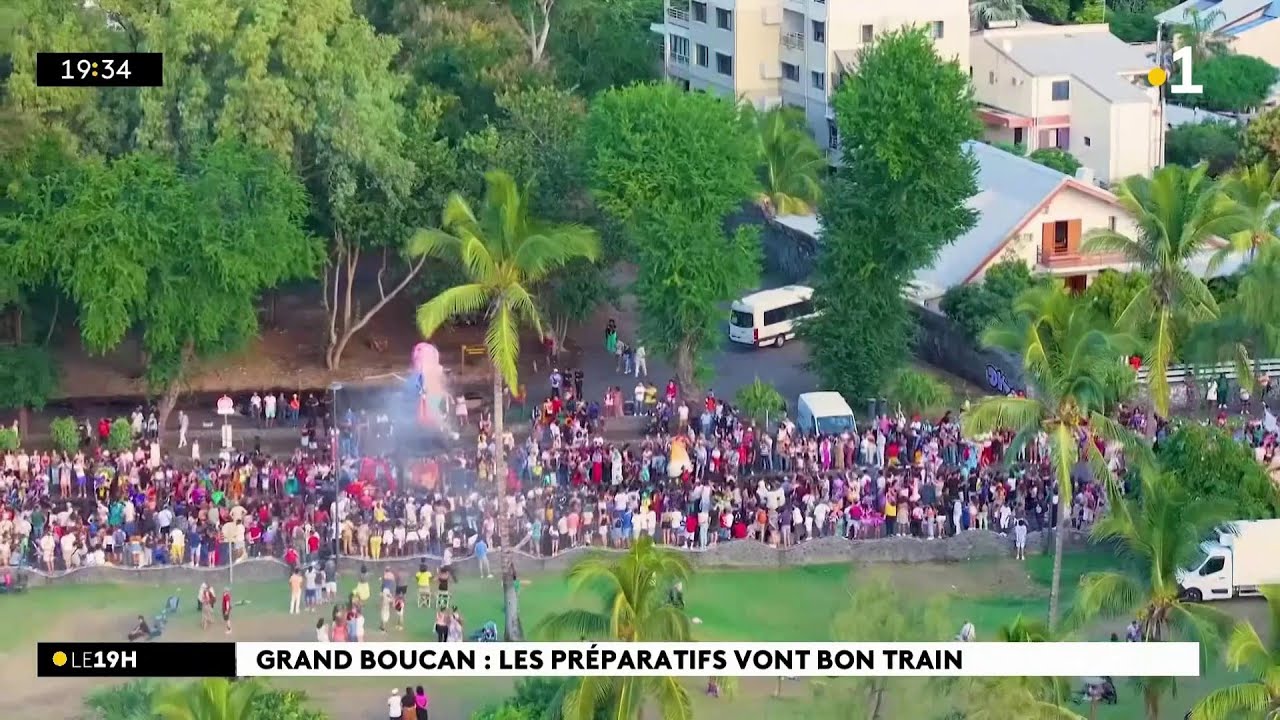 Grand Boucan: 60 000 personnes attendues ce dimanche à Saint-Paul, les préparatifs vont bon train