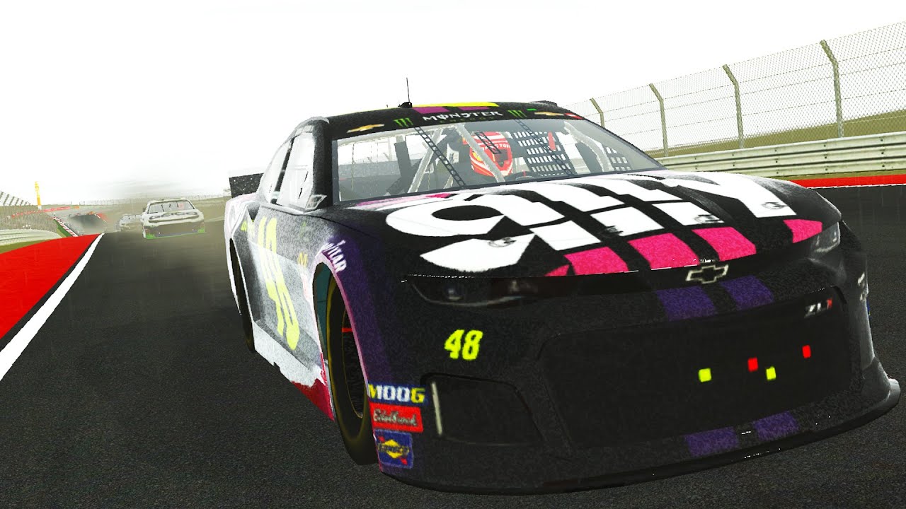 NASCAR 21 PHYSICS IN THE RAIN AT COTA!