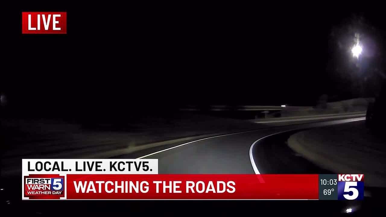 KCTV5 tracks latest conditions on roads
