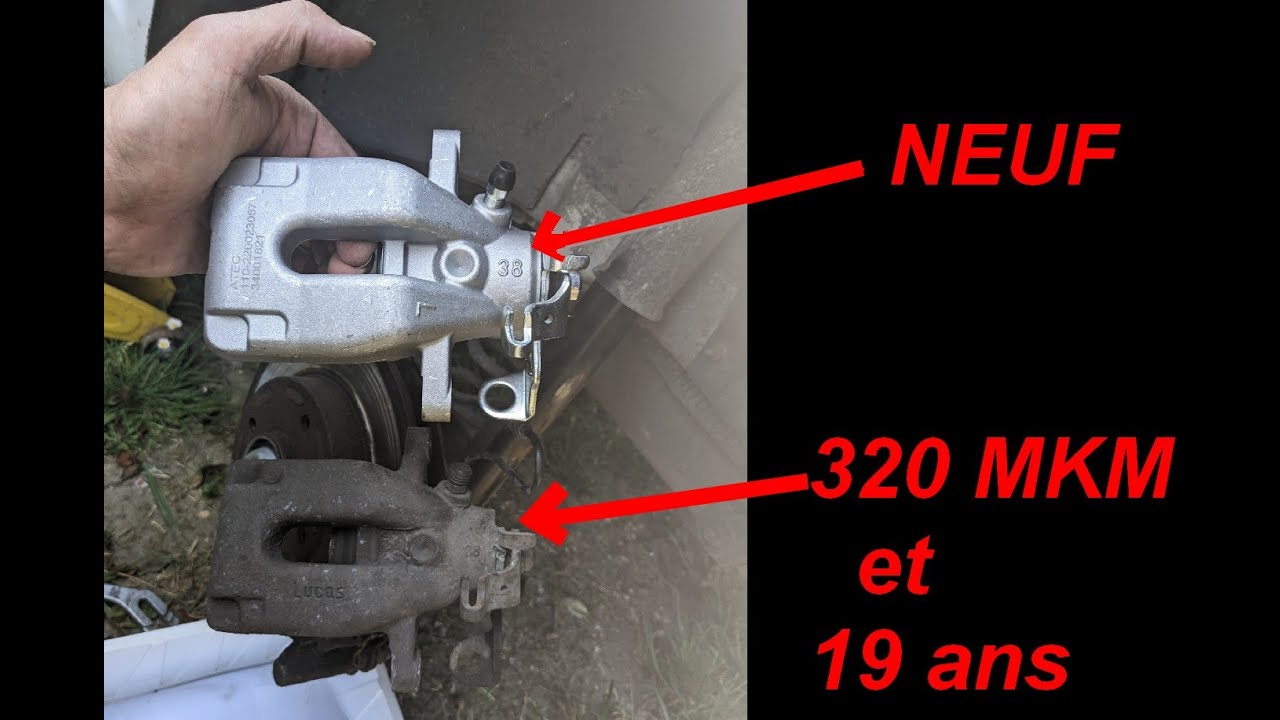 Freinage rémanent - Changement étrier Arrière 307