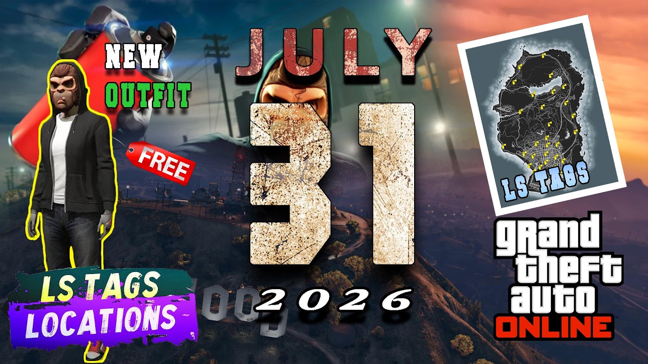 LS Tags Locations [July 31st] GTA Online 2026!!!