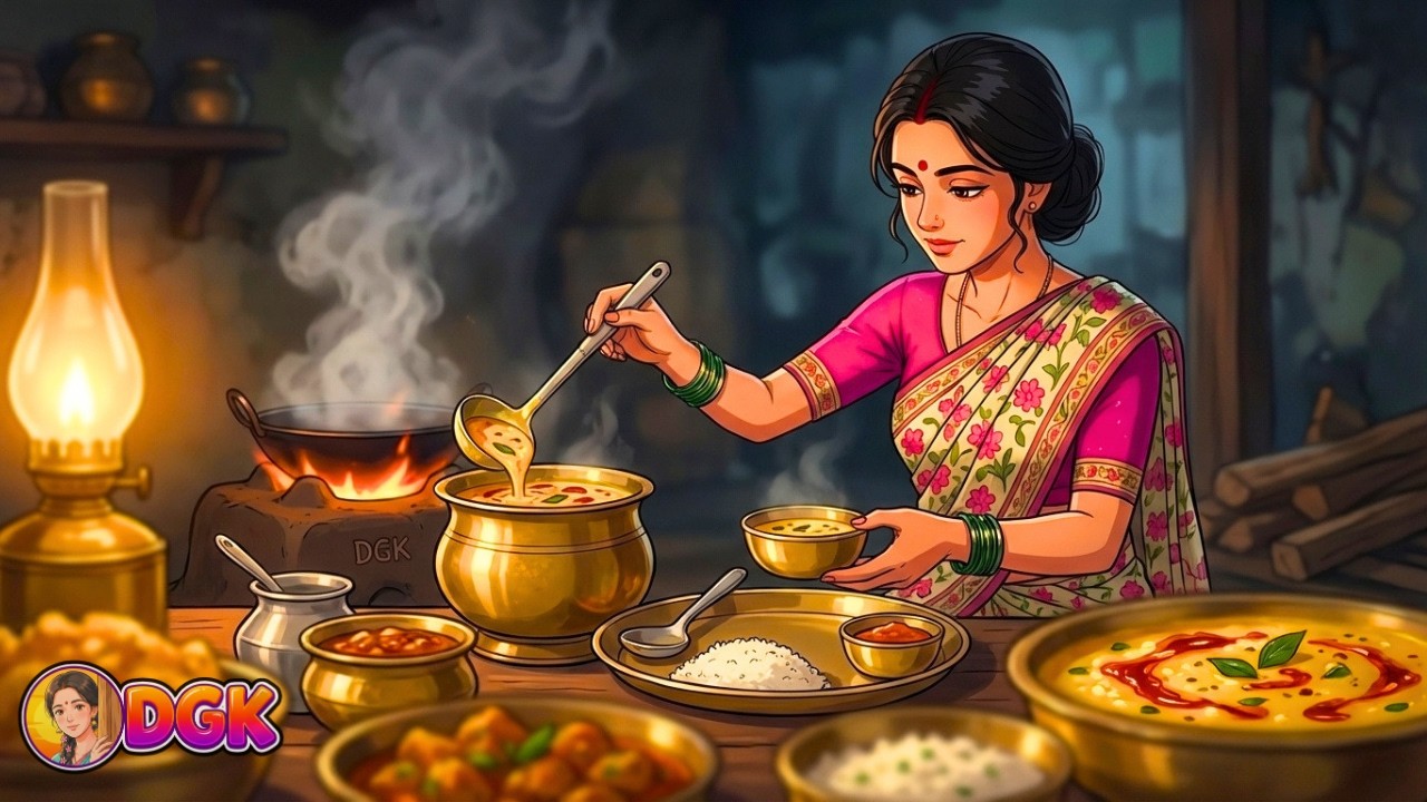 Cozy Indian Village Life in the 1990s (The Journey Begins...) | Ghibli ASMR