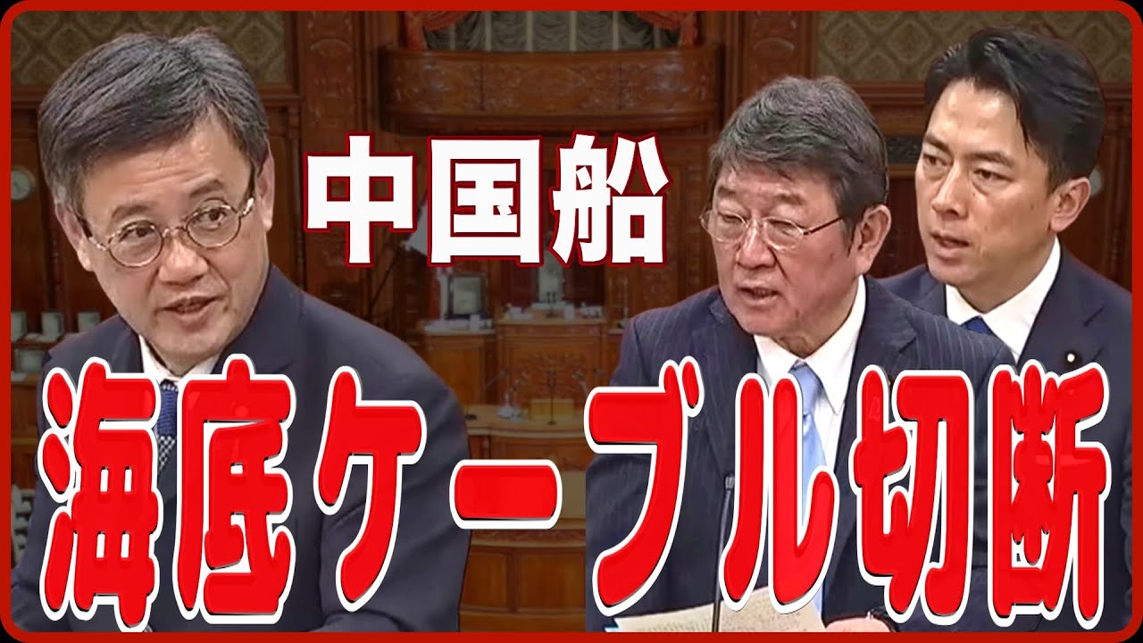 【山田吉彦】海洋資源開発 / 中国による海底ケーブル切断【国民民主党】【国会レポート】