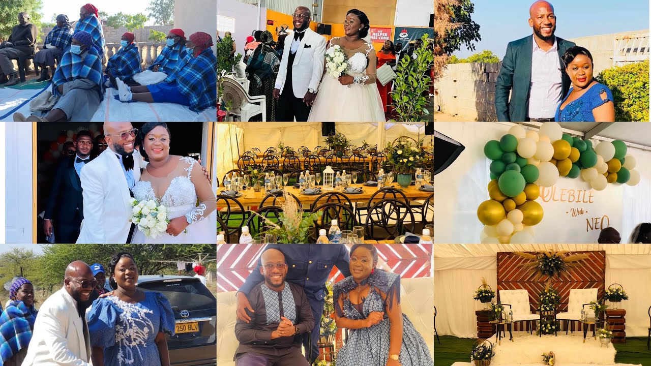 BOTSWANA TRADITIONAL WEDDING//CHURCH SERVICE//KGOROSO//WHITE WEDDING//TSWANA WEDDING