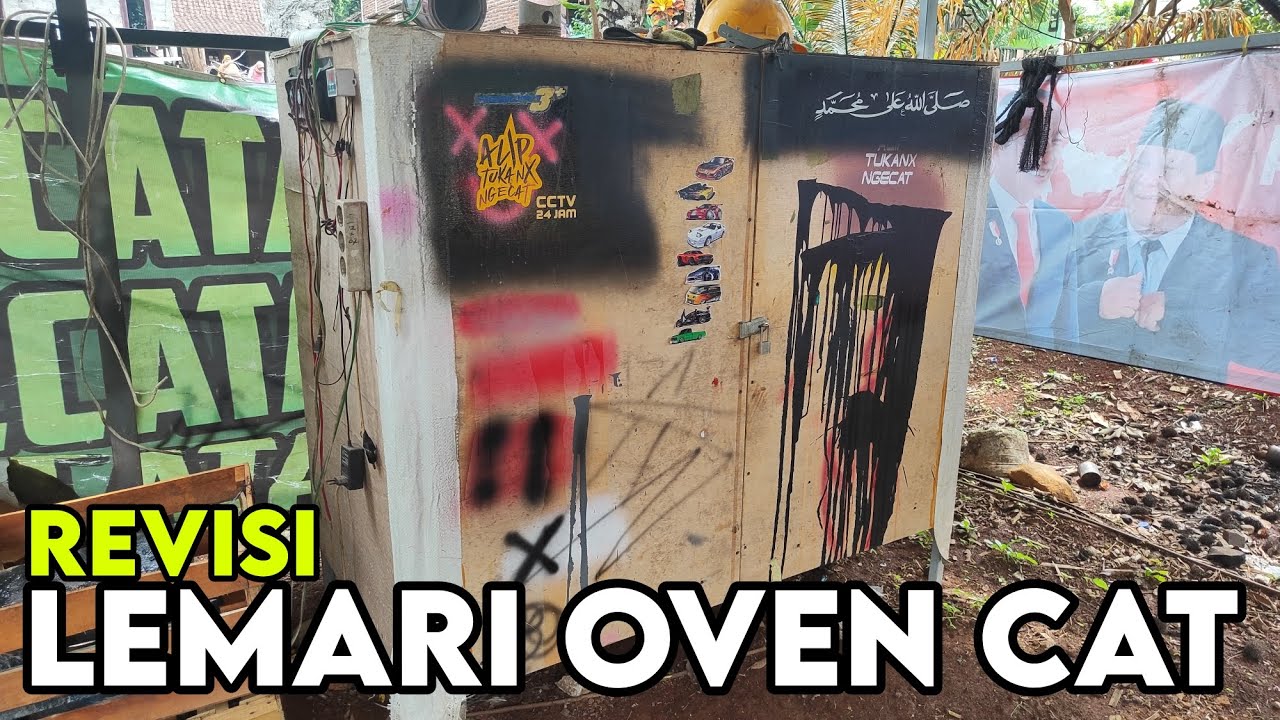 LEMARI CAT OVEN CAT BENGKEL CAT MOTOR