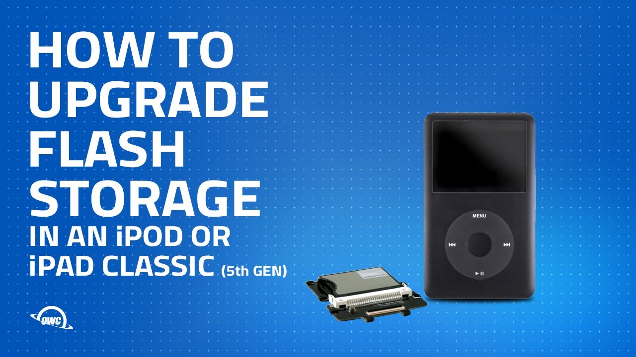 How to Upgrade an iPod (5th Gen) or iPod Classic with Flash Storage
