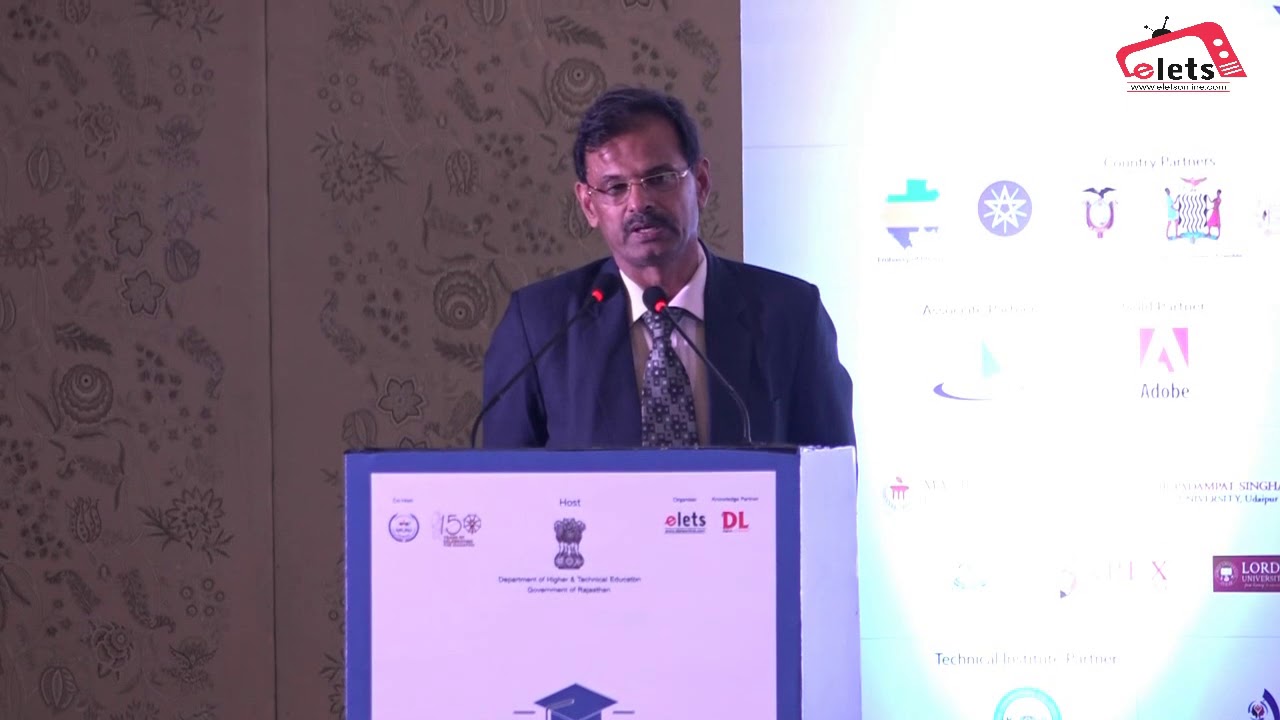 Day2: Shri Pradeep Kumar Borad, Commissioner, College Education, Rajasthan at 3rd HTEHR, Jaipur