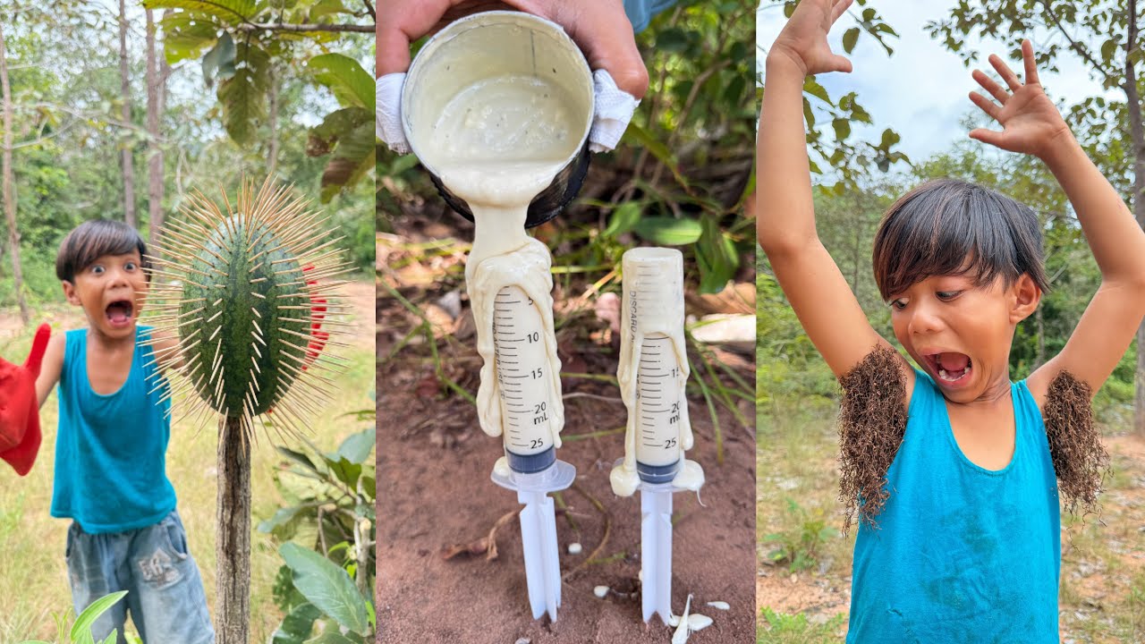 Survival Skills: SMART idea and USEFUL In Forest with Single Mom #bushcraft #camping #outdoors 