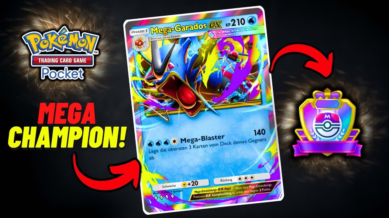 MEGA GARADOS IST EINFACH UNGLAUBLICH! DAS DECK DES GEGNERS WIRD ZERSTÖRT! | Pokemon TCG Pocket