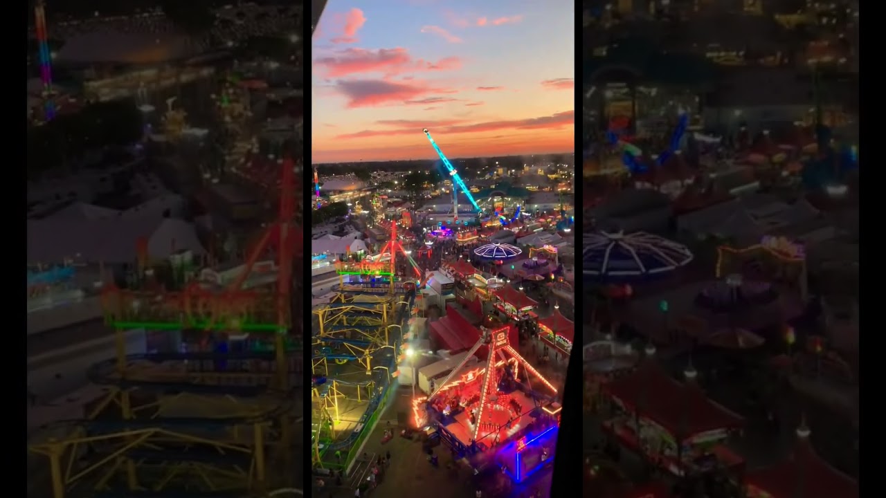 Sunset At The OC Fair! #vlogs #fun #summer #fair #viral #california #carnival #hot #ferriswheel #top
