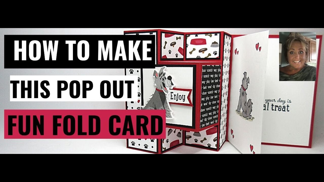 How to make this pop out fun fold card with Stampin' Up! supplies