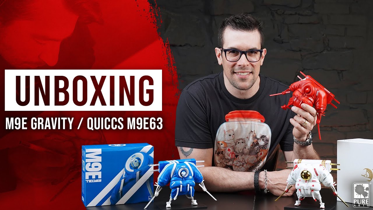 Unboxing the M9E Gravity by Daytoner & M9E63 Flowmaster by Quiccs Designer Toys!