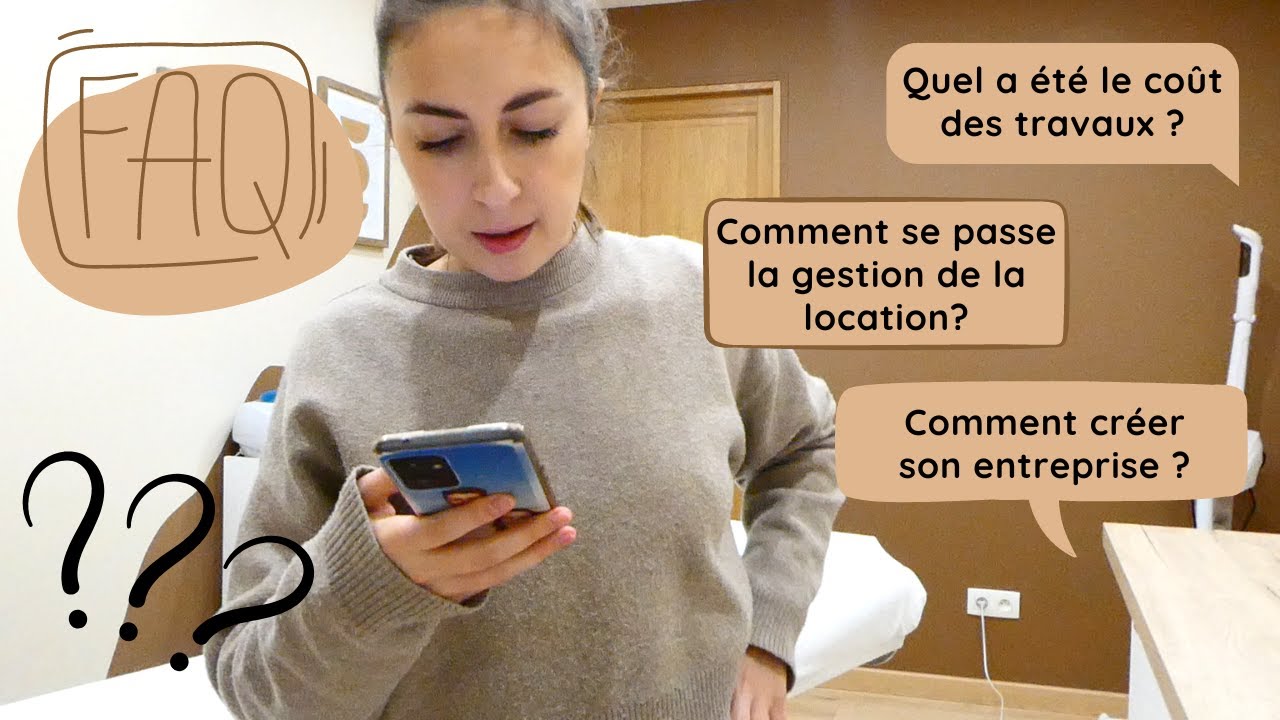 FAQ : Bilan du projet? Prix des travaux ? Création d'entreprise ?