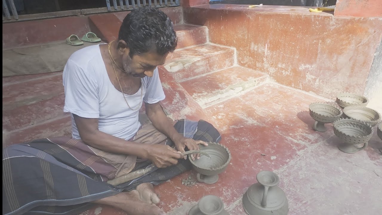 Excellent pottery making by hand #pottery #clayart #clay #claypot #claywork  