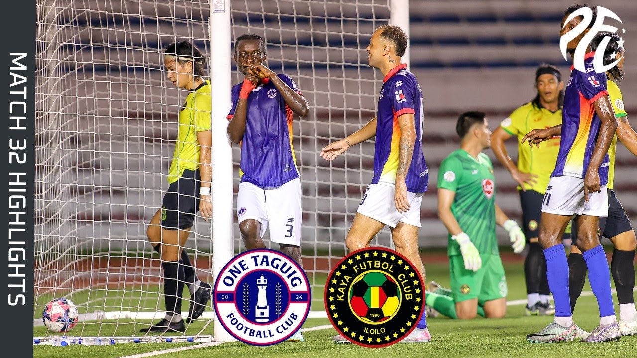ONE TAGUIG FC VS KAYA FC - ILOILO || Match Highlights | PFL 2025-2026 | M32