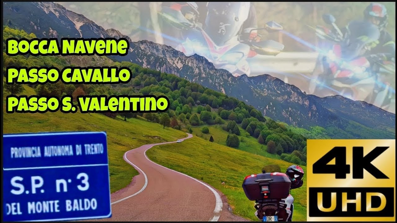 La sp3 del Monte BALDO in moto , Passo S. VALENTINO, Bocca NAVENE, Passo CAVALLO - Multistrada 1200