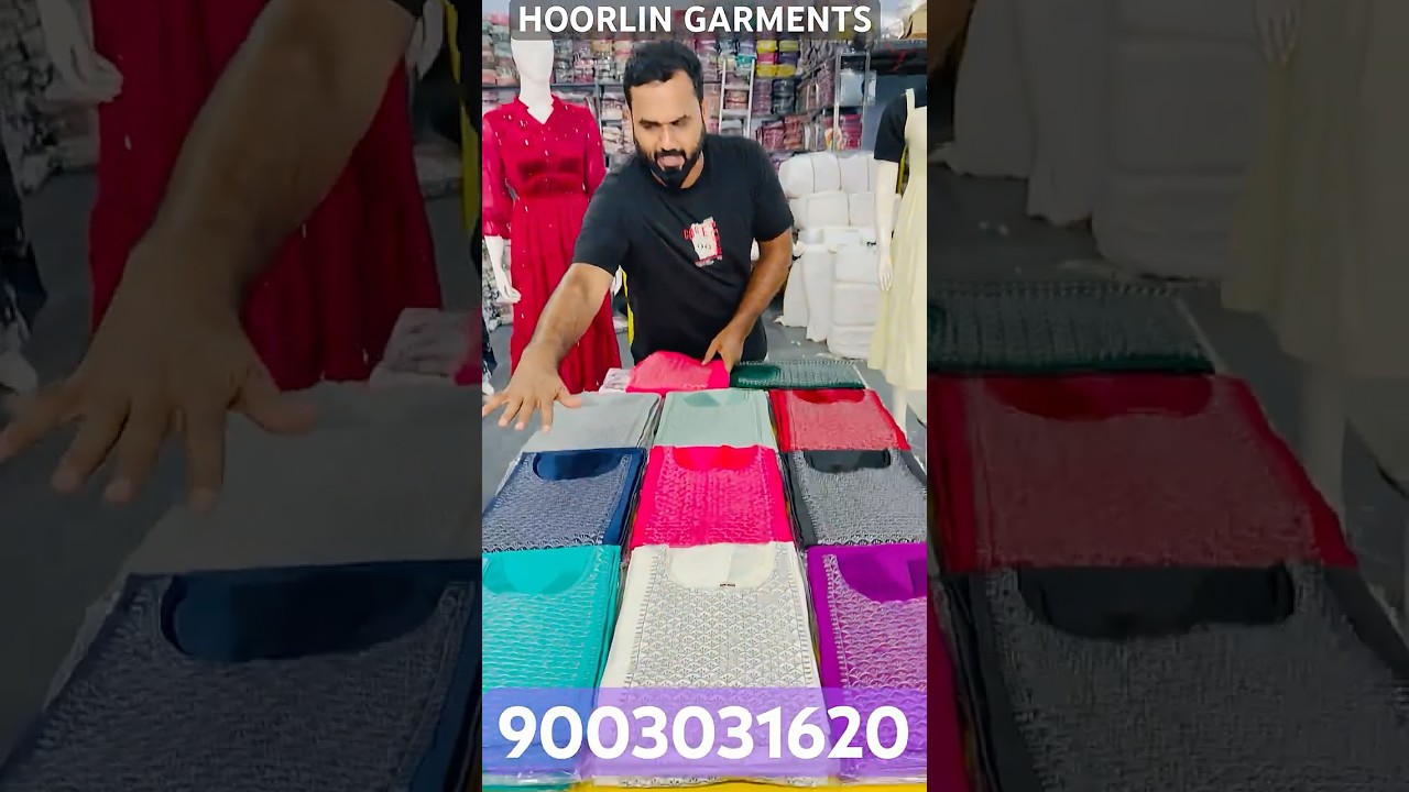 Big wholesale market in chennai. HOORLIN  GARMENT