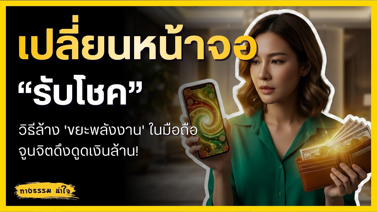 แค่เปลี่ยน 'หน้าจอมือถือ' ชีวิตก็พุ่ง! เคล็ดลับจัดระเบียบรับทรัพย์ 2026 แบบเห็นผลทันที