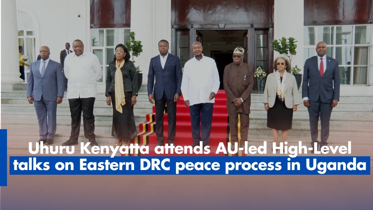 Uhuru Kenyatta attends AU-led High level talks on Eastern DRC peace process in Uganda
