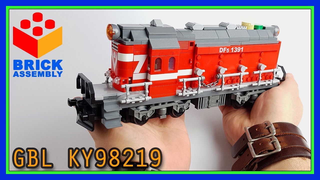 GBL KY98219 - Lego Compatible Train Set - Speed Build