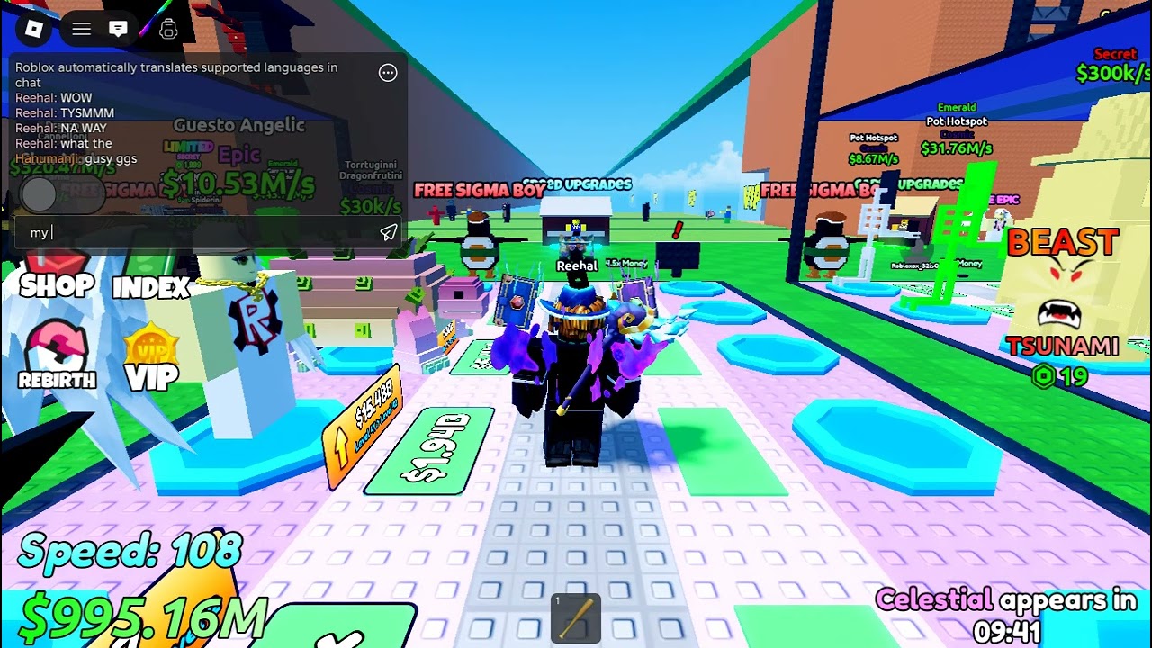 ROBLOX ESCAPE TSUNAMI FOR BRAINROTS