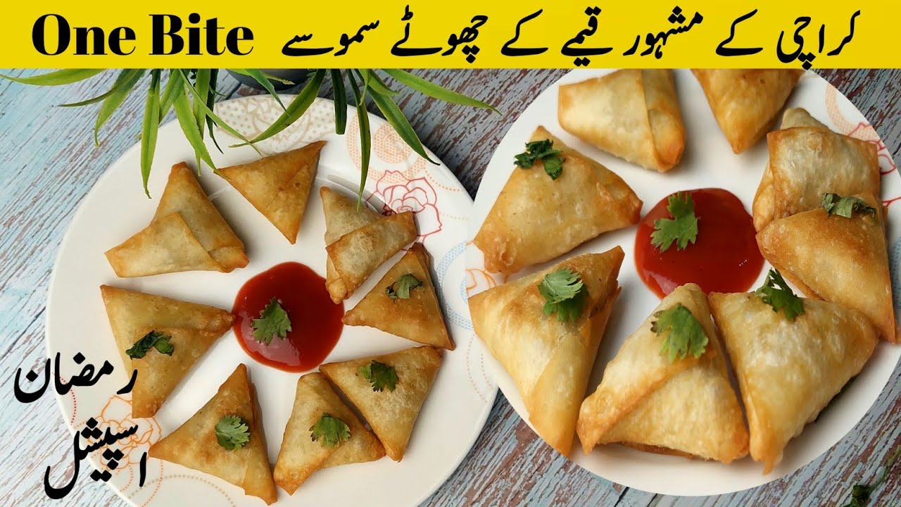 Street Style Mini Samosa/one bite Keemay Ka samosa/Ramzan special Make & Freeze Recipe @Pk-kitchen