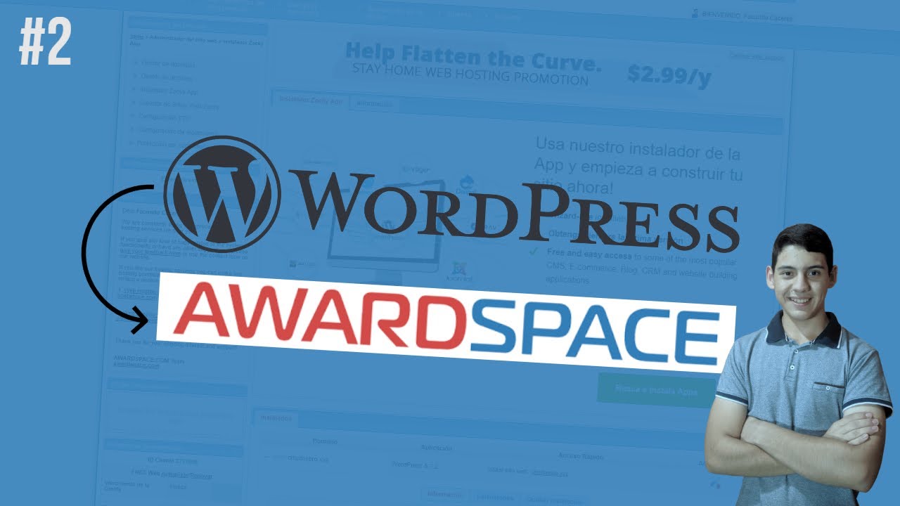 Como instalar WordPress en AwardSpace