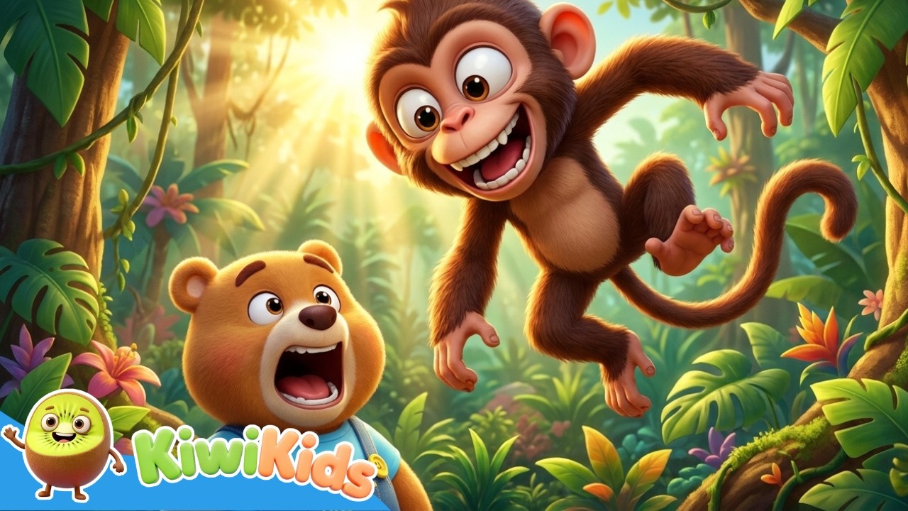 Dubi Dubi Dum Dum With Animals 🦁 🐼 🐮 VIRAL Kids Dance Song | Nursery Rhyme & Dance Song for Kids