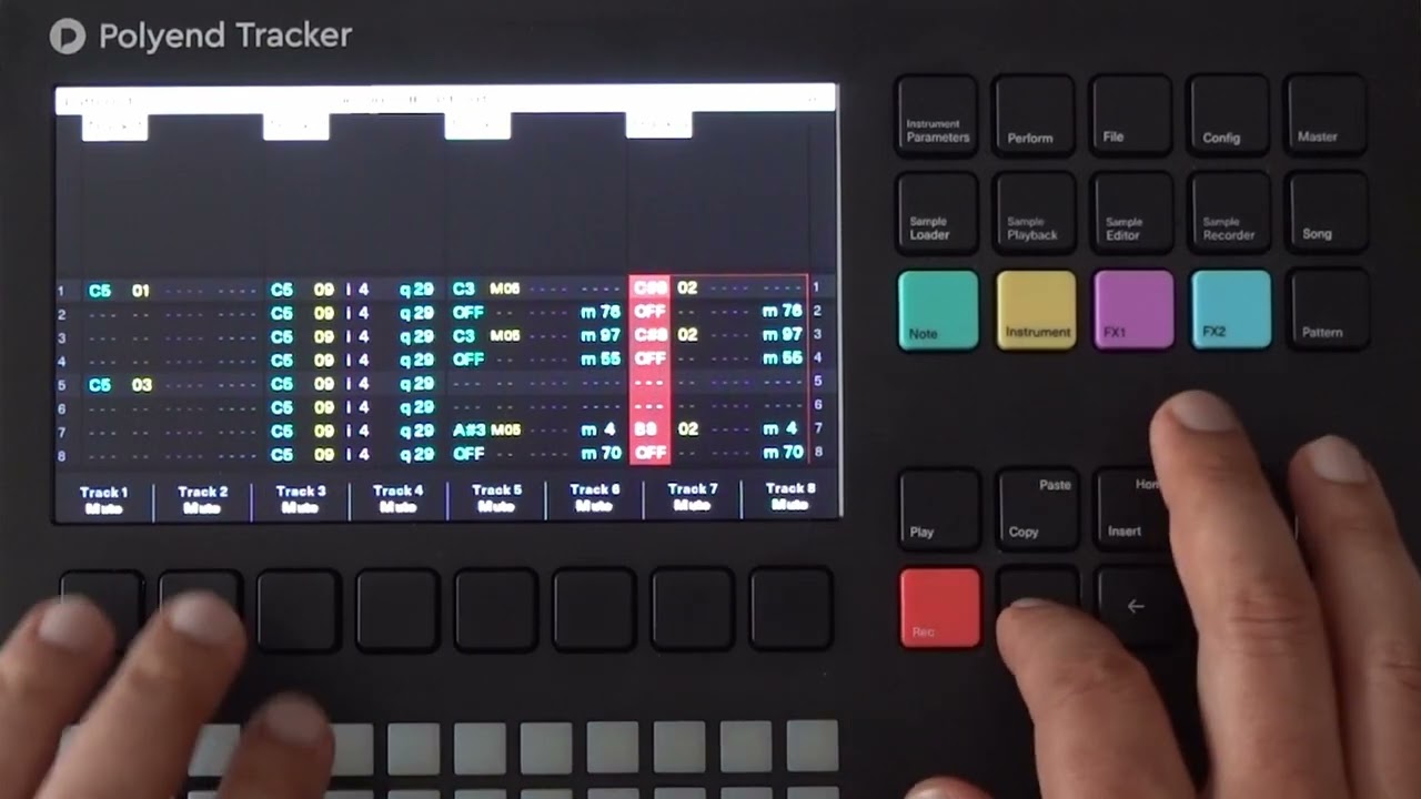 Random Glitch Edits Polyend Tracker Tutorial