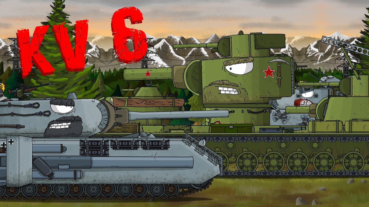 Монстр КВ-6 готов к бою! | мультики про танки