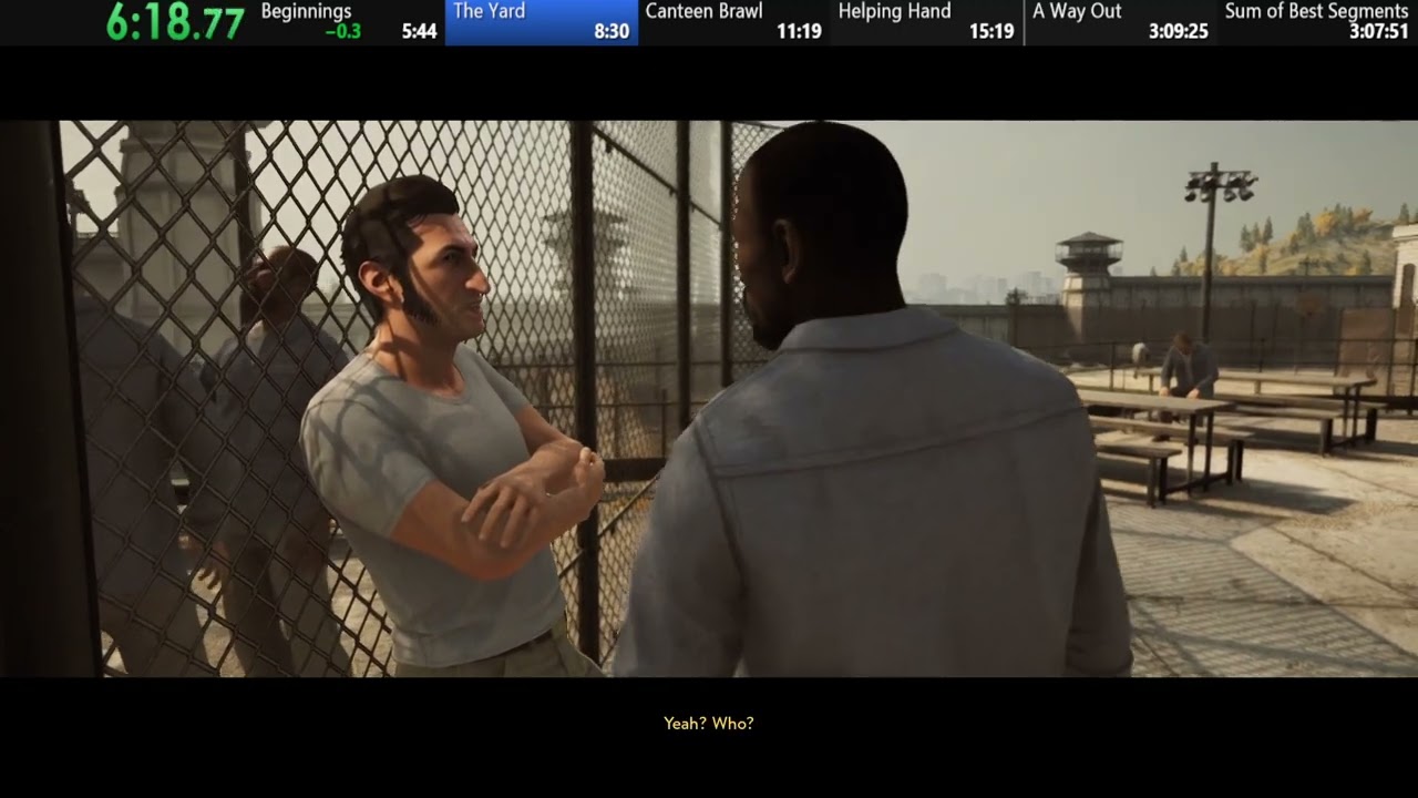 A Way Out - Any% in 3:08:27 [World Record]