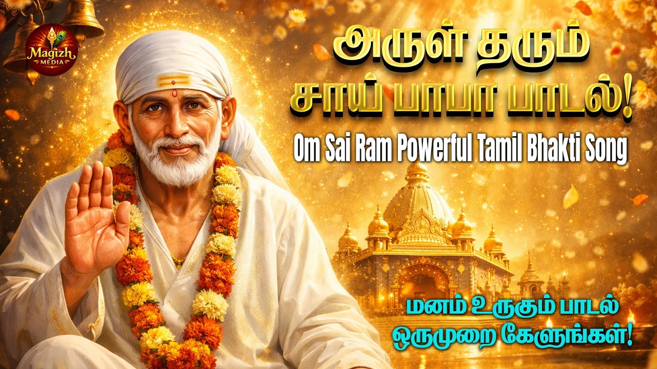 LIVE:சாய் பாபா அருள் மழை | Om Sai Ram Tamil Bhajan | Divine Sai Song