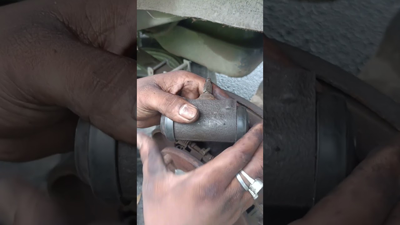 If the wheel cylinder is jammed the car brakes will not be able to apply, changing the wheel cylinde