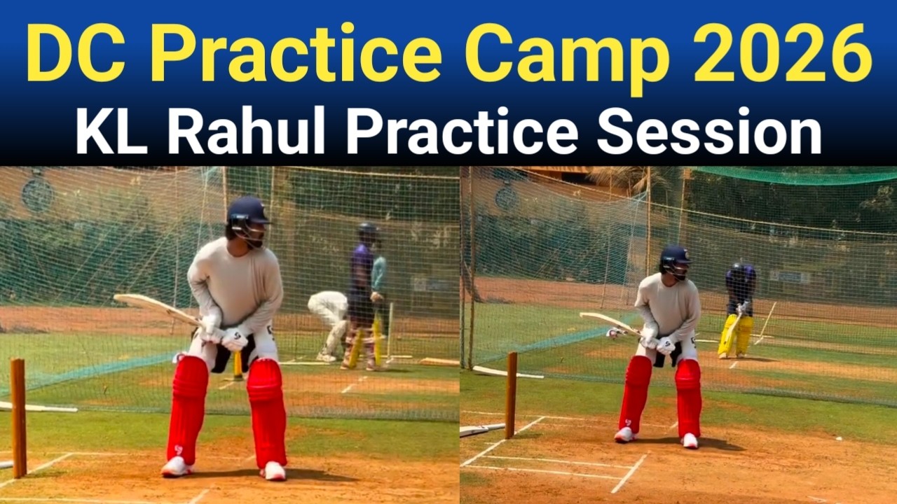 KL Rahul Practice Session For IPL 2026 | Delhi Capitals Practice Session 2026 | DC Practice Camp