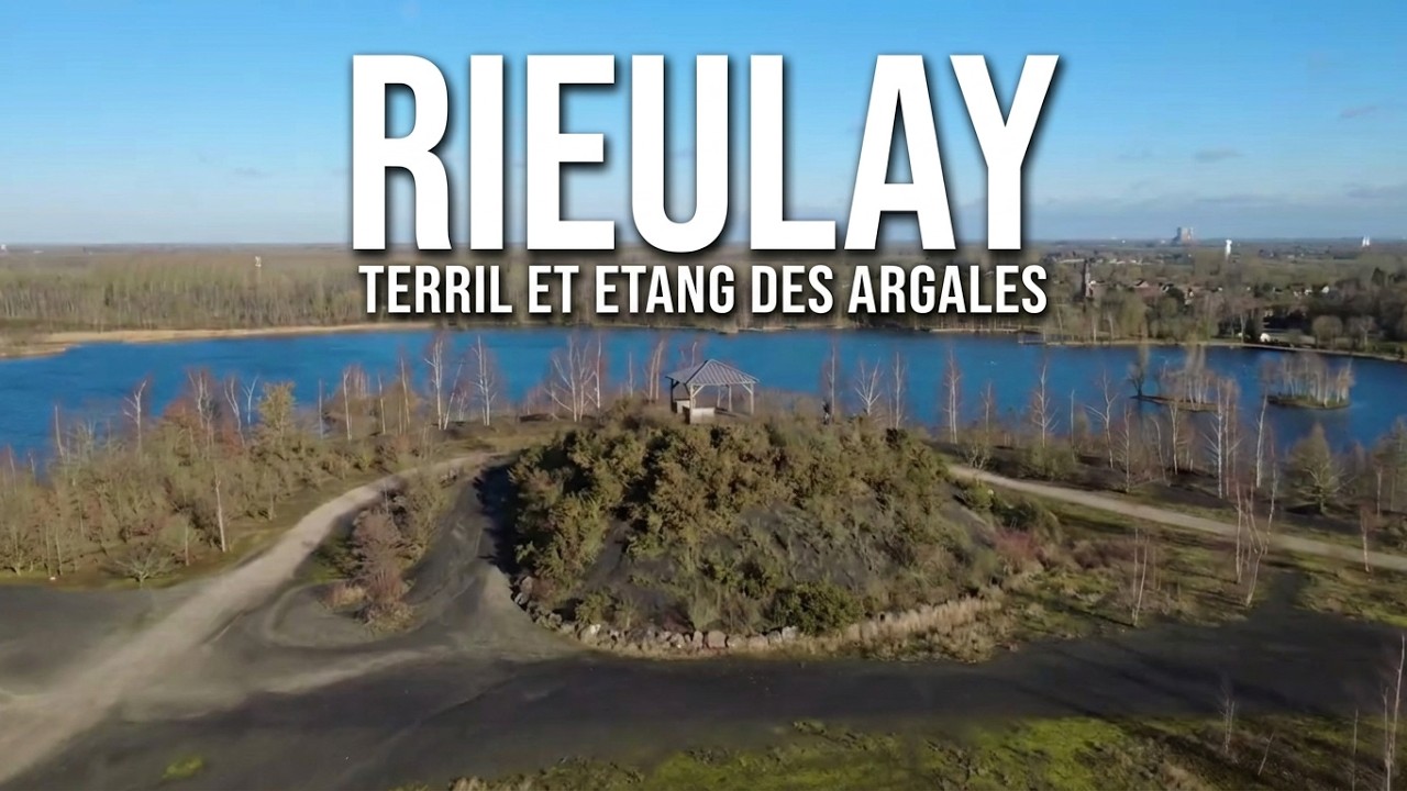 Drone Terril et Etang des Argales (Rieulay) - Février 2026