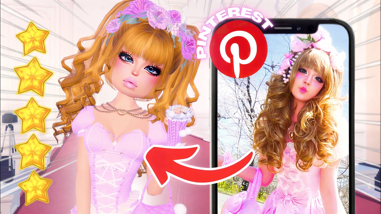 I Recreated EVERY PINTEREST Outfit in Dress to Impress…