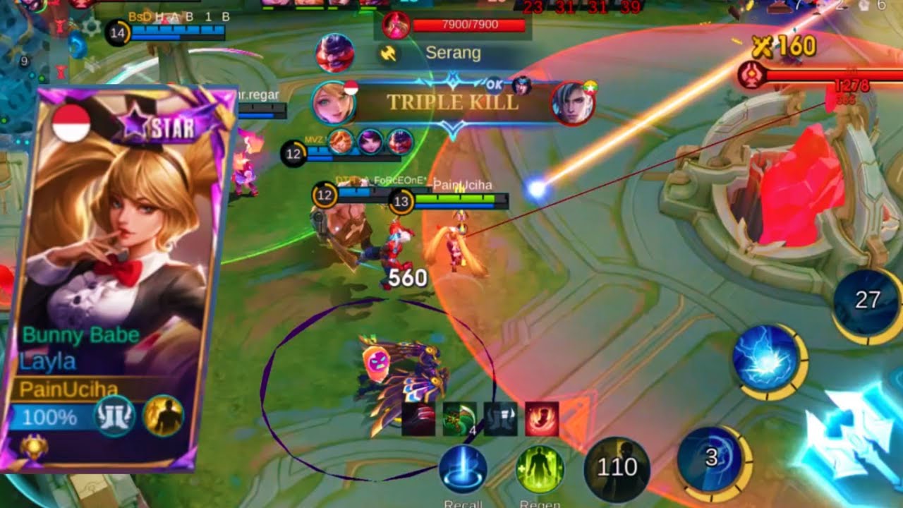 BEST LAYLA DAMAGE BUILD 2026!! INSANE ONE HIT META (recommended build dan emblem) -MLBB