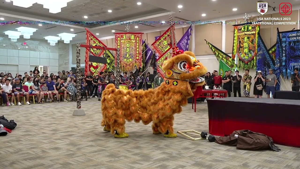 White Lotus - 2023 USA Lion Dance National Championship Traditional Category